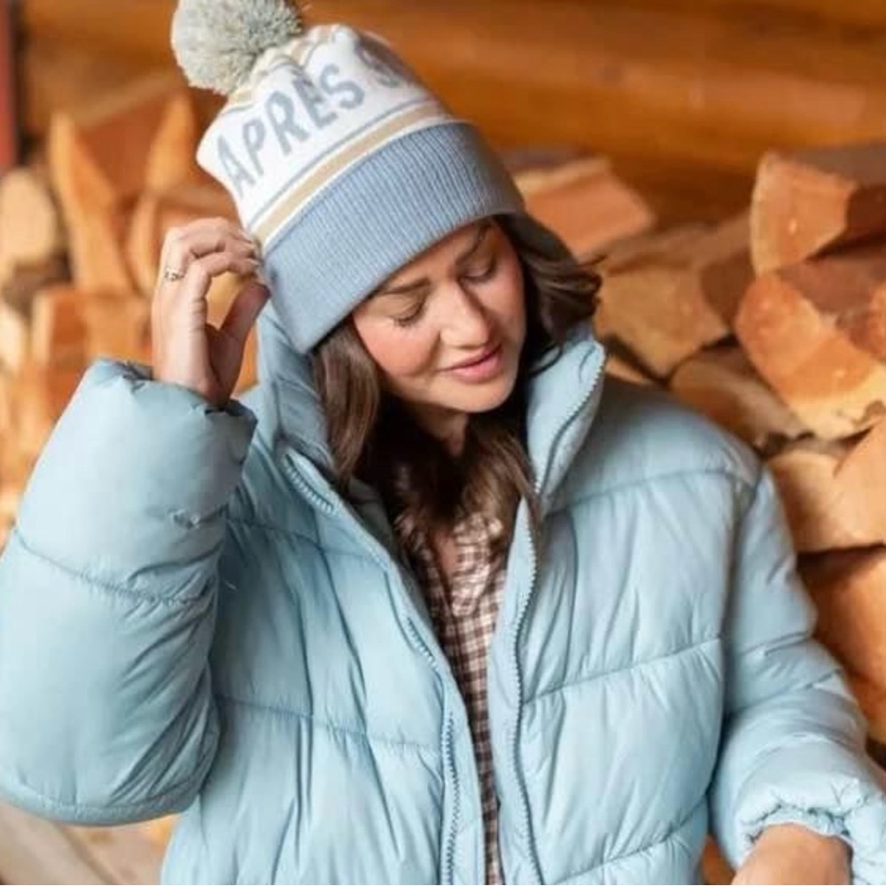 Noize Sky Blue Puffer Jacket
